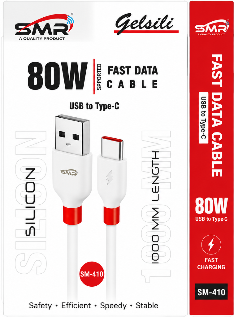 SMR Gelsili 80W Fast Data Cable