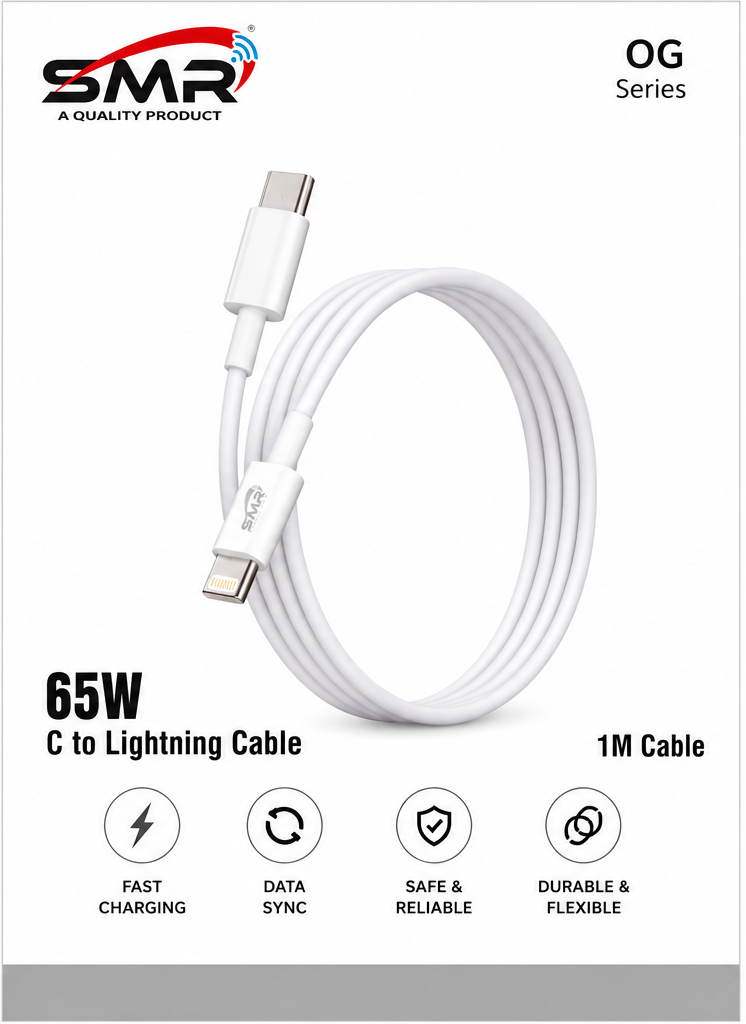 SMR OG Series 65W C to C Cable