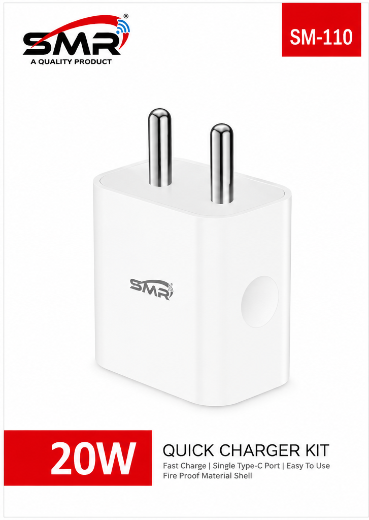 SMR SM-110 20W Quick Charger Kit