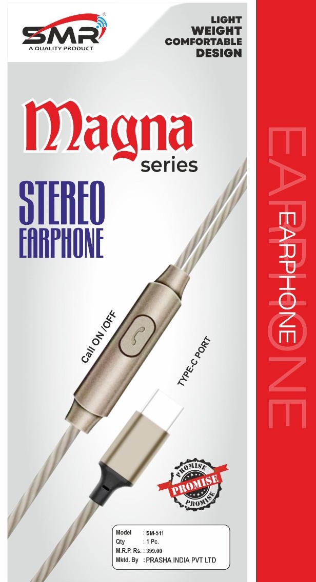 SMR Magna Series Hi-Res Stereo Earphone