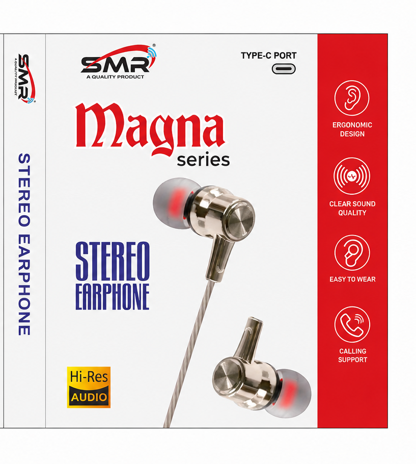 SMR Magna Series Hi-Res Stereo Earphone