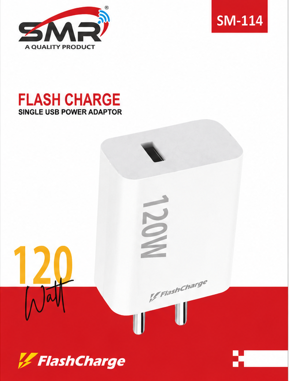 SMR SM-114 120W Flash Charge Adapter